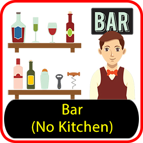 Bar – No Kitchen